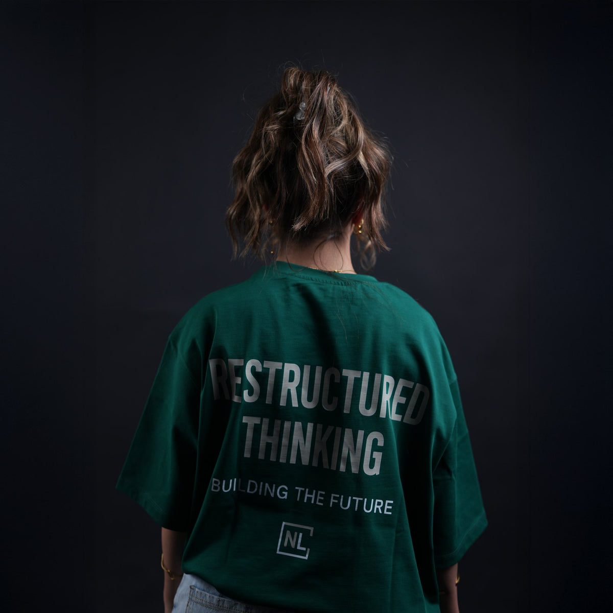 Northline Restructured Thinking Tee green, model