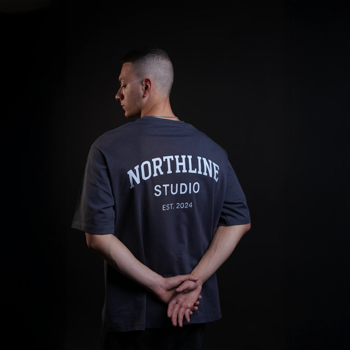 Northline NL Studio Tee Dark Grey, view 2