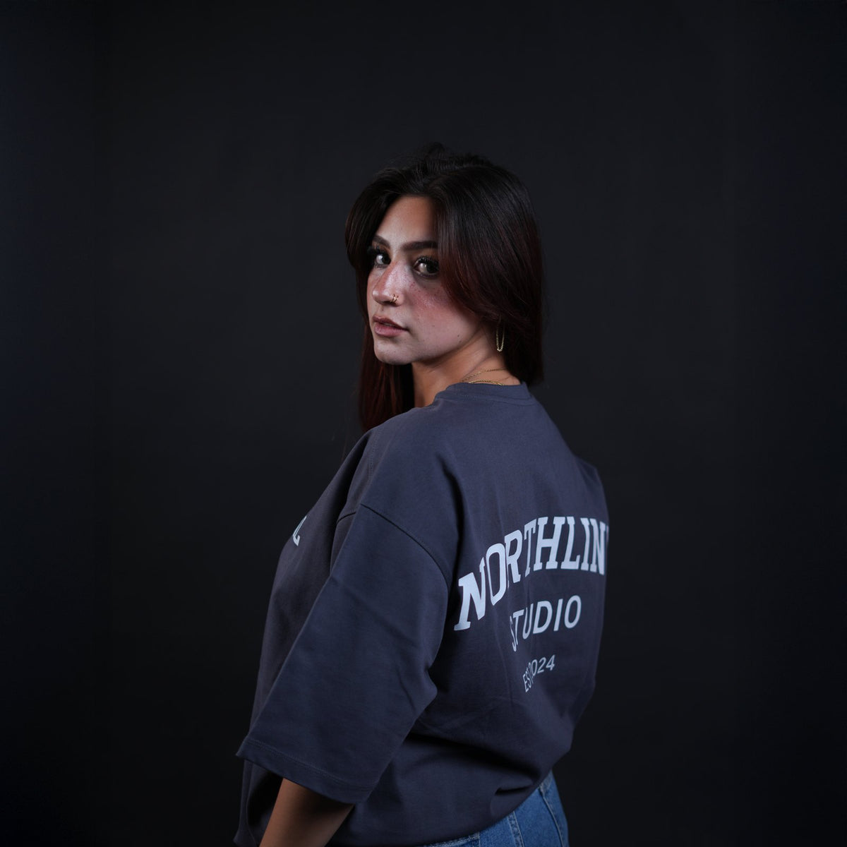 Northline NL Studio Tee Dark Grey, view 5