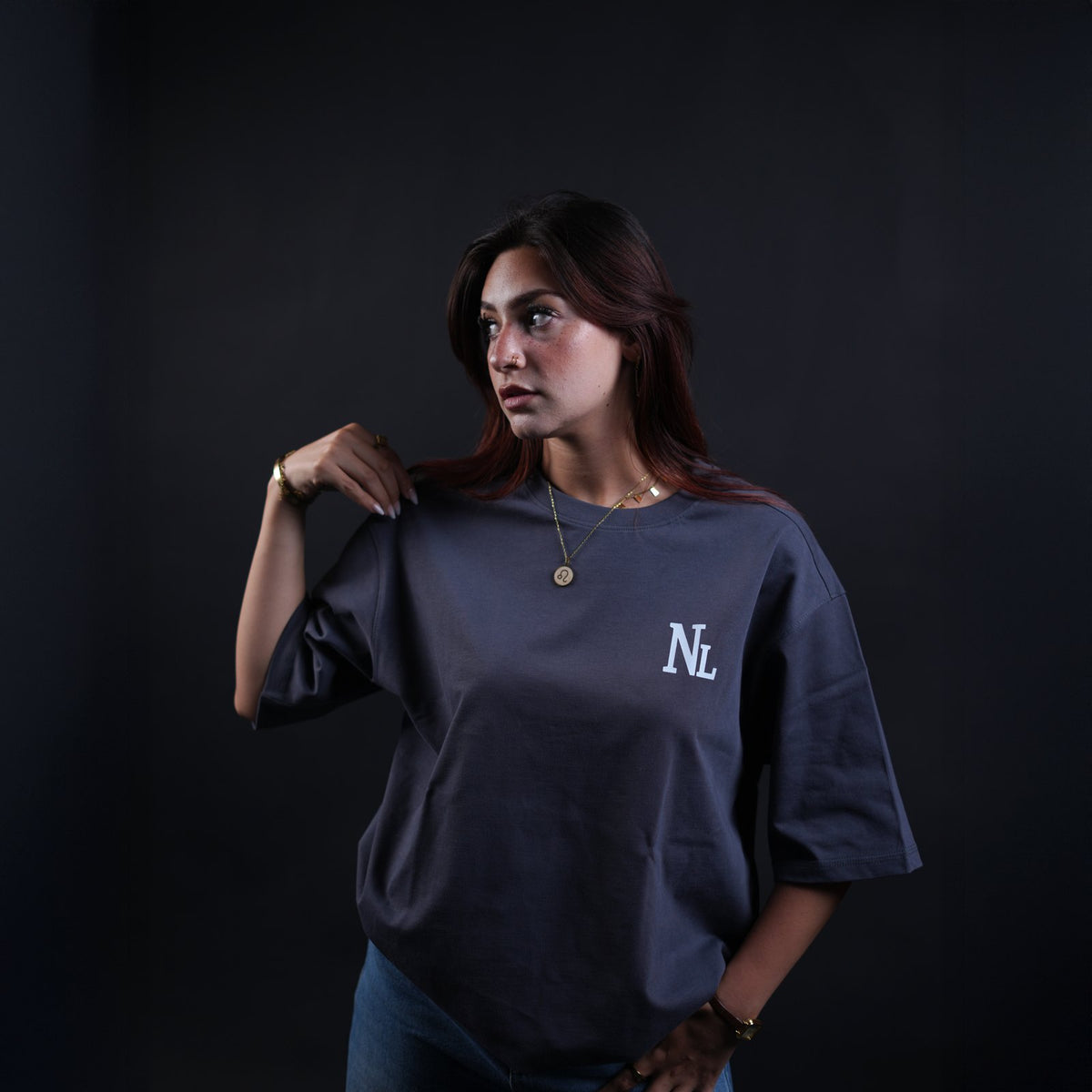 Northline NL Studio Tee Dark Grey, view 7