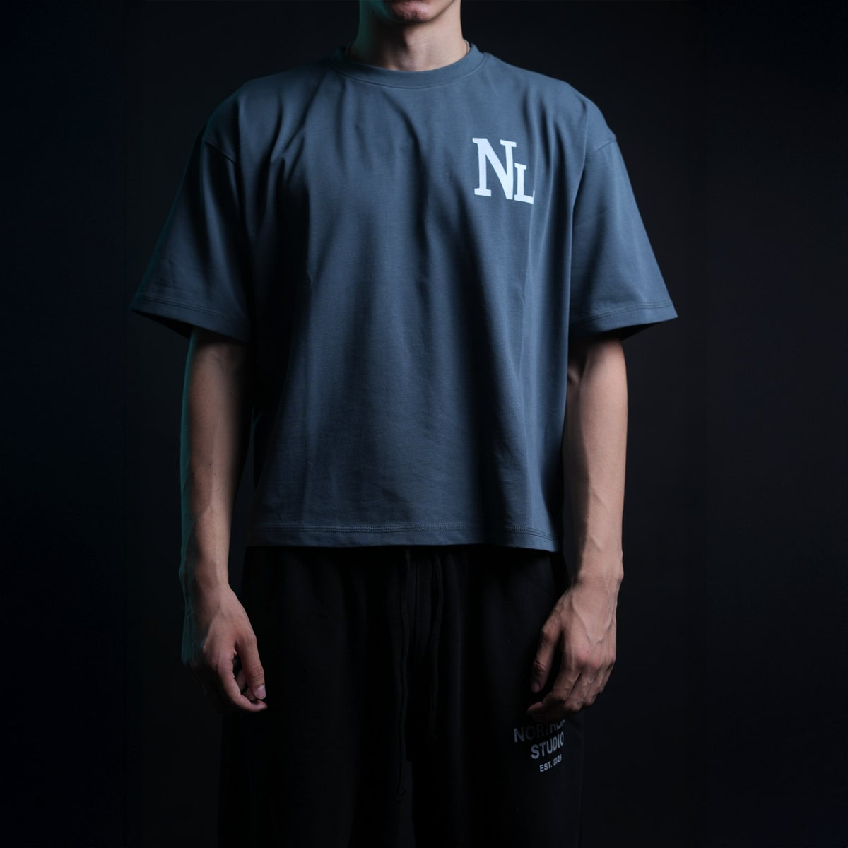 Northline NL Studio Tee Grey Boxy Fit, view 2